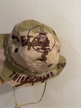 FTP Camo Bucket Hat in Tan and Olive